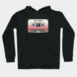 Heat Waves, Glass Animals, Retro Music Cassette Hoodie